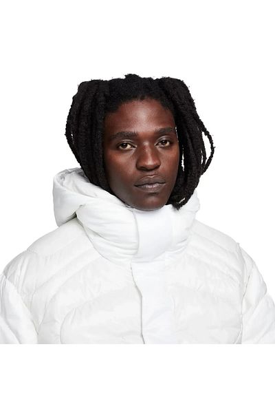 Nike Tech Pack Therma-Fit Adv Men's Coat - Waterproof, Hooded, Loose Fit White Fb7423