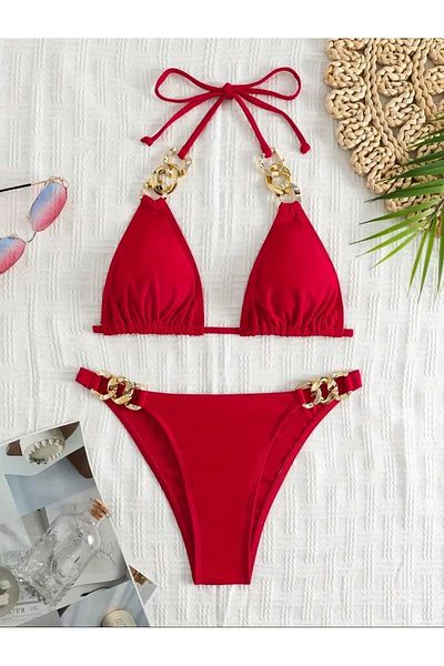 bikinistan Chain Detailed Bikini Model