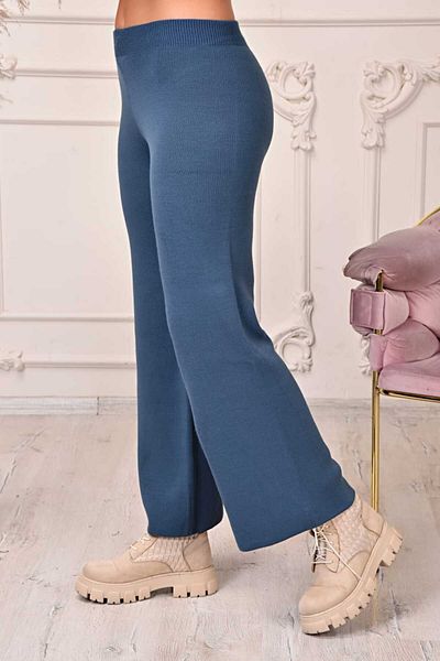 MODA Pantaloni tricotați cu picioare largi