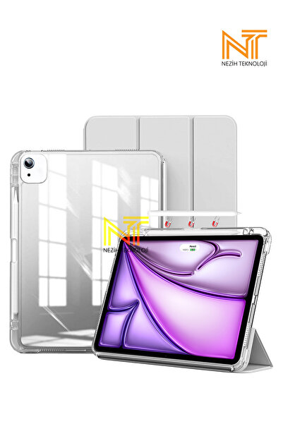 Nezih Case İpad Air 13 2024 / 2025 Uyumlu Kılıf Magnetik Ayrılabilen Uyku Mod...