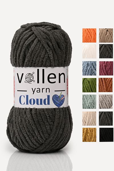 vollen yarn VollenYarn Cloud, σχοινί βελούδινης κουβέρτας, σχοινί πλεξίματος χειρός, σχοινί ζακέτας με βελονάκι, σχοινί παιχνιδιών Amigurumi