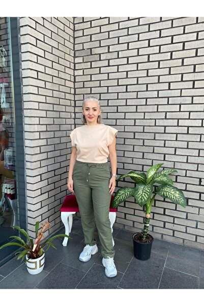 STAMINA Πράσινο Γυναικείο Παντελόνι - Μοντέλο 7pn09