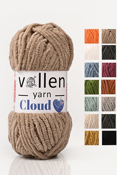 vollen yarn VollenYarn Cloud, σχοινί βελούδινης κουβέρτας, σχοινί πλεξίματος χειρός, σχοινί ζακέτας με βελονάκι, σχοινί παιχνιδιών Amigurumi