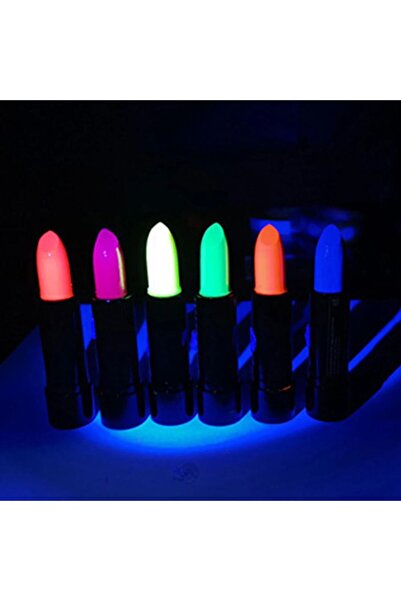 Skygo Glow in the Dark Burning Uv Neon Lipstick Face Painting 6 Pieces 6 Colors