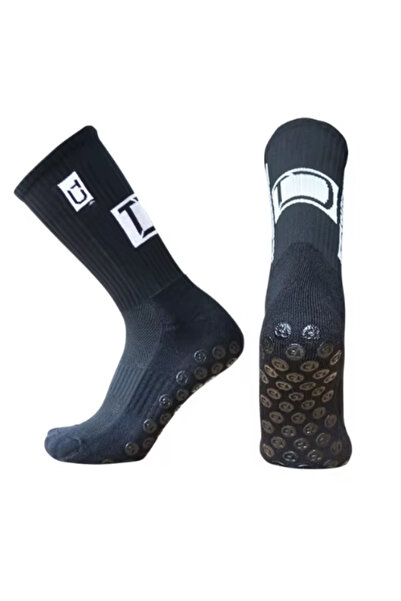 Shuttle Park Unisex Σκούρο Γκρι Αντιολισθητικές Κάλτσες Αντιολισθητικές Πετσέτες σιλικόνης Σόλα Match Pro Athlete Κάλτσες