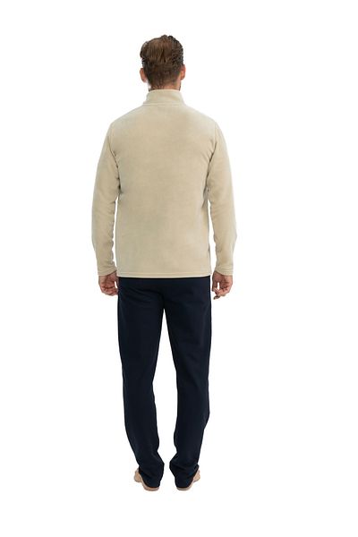 U.S. Polo Assn. ΒΑΣΗ. Polo Assn. Σετ ανδρικές πιτζάμες - γιακά με κουμπιά, χοντρό στενό πόδι 11025K.Z1.ET8.AG8.ROU2.P6.023LKE