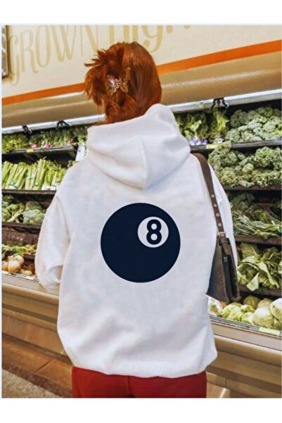 MOONBULL Unisek Kapusonlu Kanguru Cepli Oversize dukserica