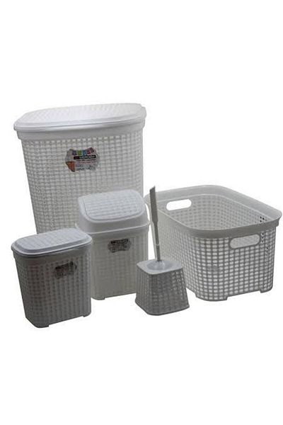 CPU ELEKTRONİK 5 Piece Dowry Set Bathroom Set Boxed Royaleks-Mrd306-D