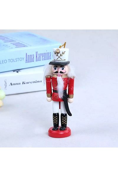 yiwuco Nutcracker Nutcracker Christmas Ornament 12cm Lead