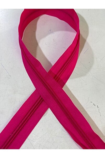 ALOTUHAFİYE Pembe metre fermuar 10 metre 20baslik