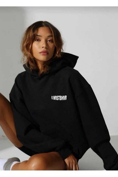KOZİA OUTDOORS Malkoçbey Hooded Printed Oversize Unisex Sweatshirt