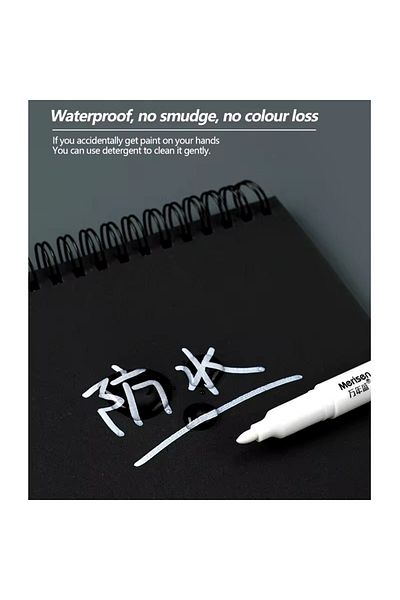 BEYZANA White Pen Permanent Pen