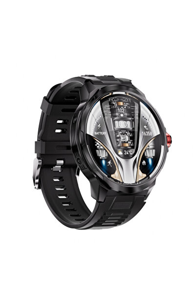 vwar Kalobee SK50 1.85 " Amoled Ekran 52 MM Akıllı Saat Silikon + Metal Çift ...