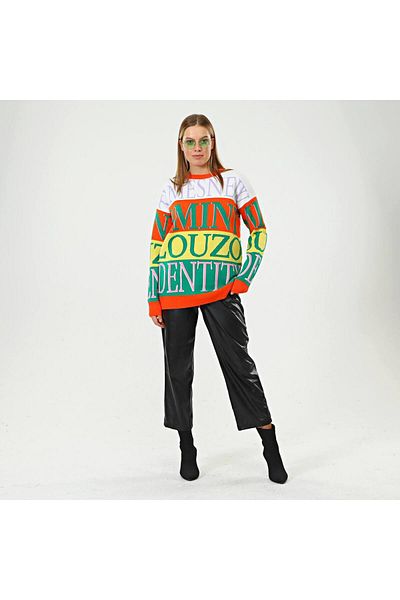 Secret Passion Lingerie Pulover de damă din tricotaje cu litere și modele de culori mixte de sezon nou 10476