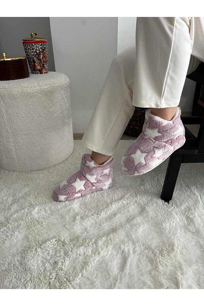 Behtah Kundura Starry Γυναικείες Παντόφλες Home Boots Παπούτσια Χοντρή ελαφριά σόλα