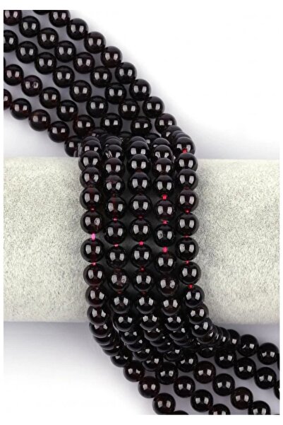 RLX BUJİTERİ Piatră naturală Granat Stone 8 MM 1 șuviță (47 bucăți)