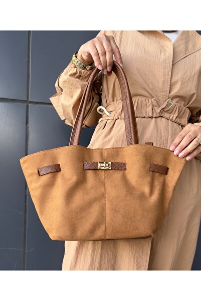 GP GUES POLO yoyo süet vizon omuz çantası