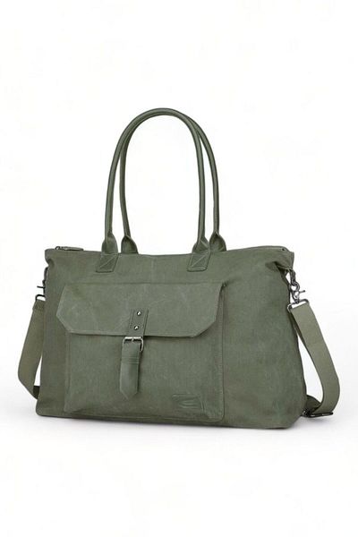 CACTİVE Τσάντα ταξιδιού Cactive Canvas Khaki Unisex CTV1306 L.EDITION