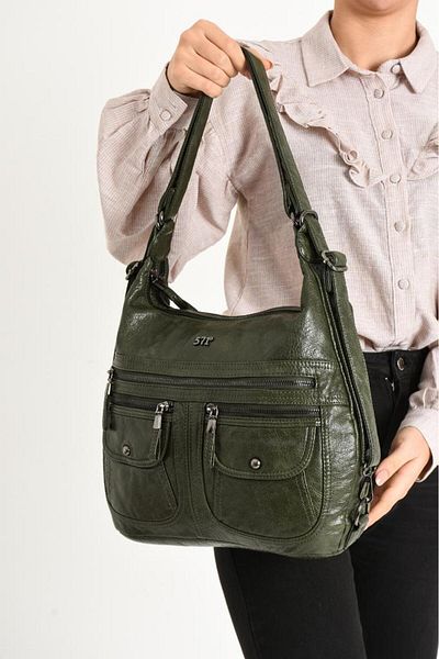 Baginn Y.S.Geanta de umar din piele pentru femei Rucsac Utilizare functionala 23*30 Cm Piele artificiala vegana