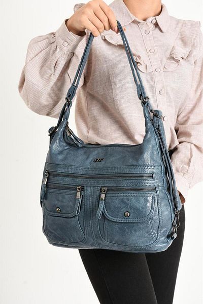 Baginn Y.S.Geanta de umar din piele pentru femei Rucsac Utilizare functionala 23*30 Cm Piele artificiala vegana