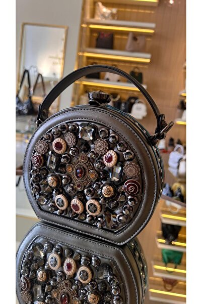 KRISTE BELL İthal Yuvarlak Model Emojili Kadın Çanta