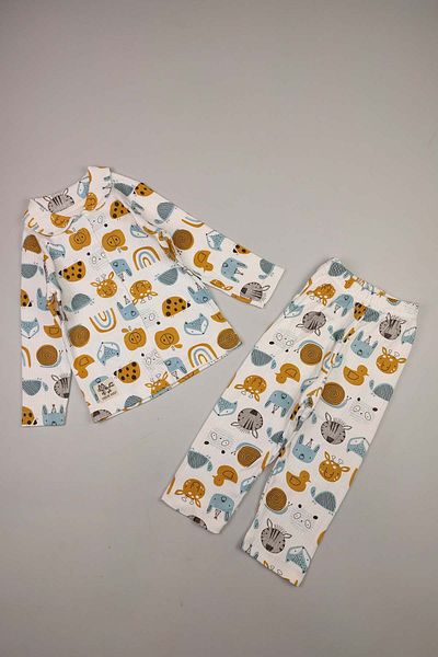 Peki Zebra Giraffe Panda Chick Pajama Set - Add 5 Pay 4 Gift Bottom Top Laundry Tracksuit 15145