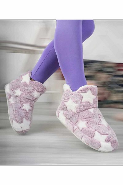Behtah Kundura Starry Γυναικείες Παντόφλες Home Boots Παπούτσια Χοντρή ελαφριά σόλα