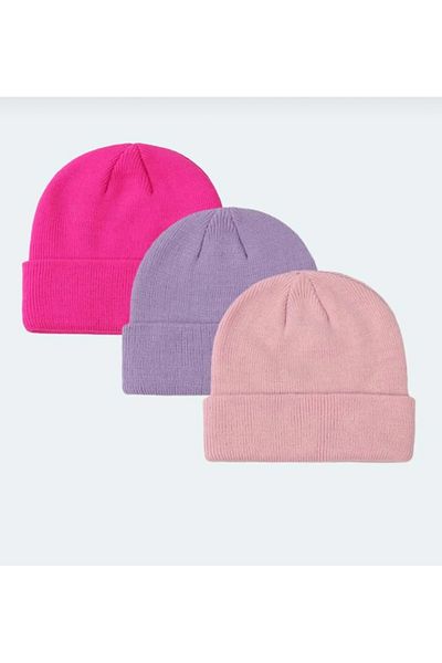 AYGÜN Unisex Plain Set of 3 - Beret