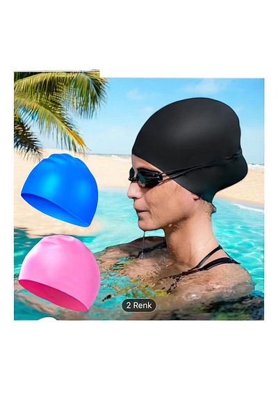 Gök Sports Cască de înot unisex din silicon - Fluture Swimmer, Pool & Sea Bonnet