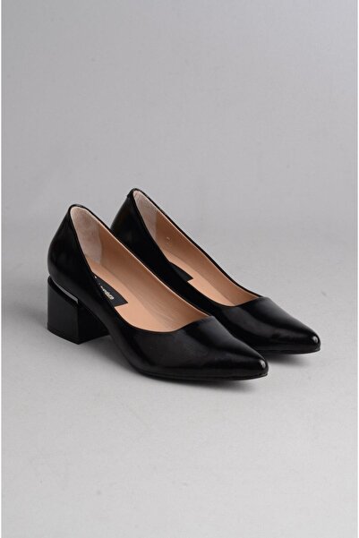 SEÇ KUNDURA Select 1008 genuine leather stiletto shoes (heel height: 6 cm) bl...