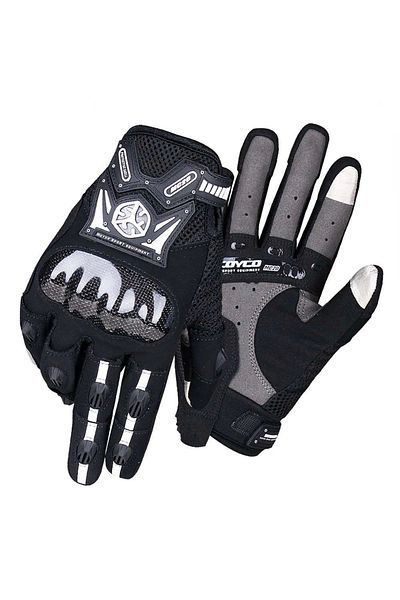 Scoyco Mc20 Black Carbon Fiber Summer Gloves