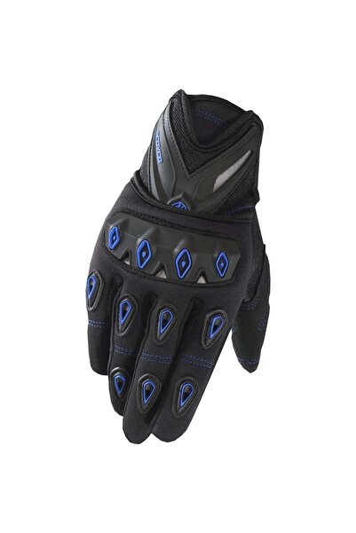 Scoyco MC10 FULL KORUMALI ELDİVEN BLACK-BLUE (M)