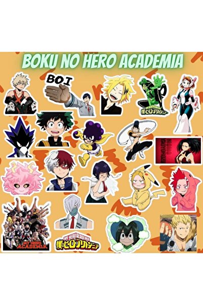 Pufidik Set de autocolante Boku No Hero Academia 2.0 - Etichete pentru laptop...