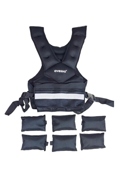 AVESSA Wv-10 Kg Ağırlık Yeleği Siyah