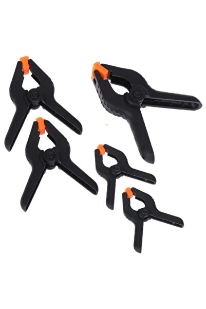 SENBANG Kıskaç Klips Yaylı Işkence Plastik Kelepçe Güçlü Mafsallı Çene 5 Parça