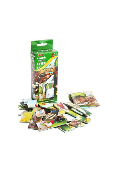 Diytoy MANYETİK PUZZLE 1345 ÇİFTLİK 53 PARÇA 3+ YAŞ