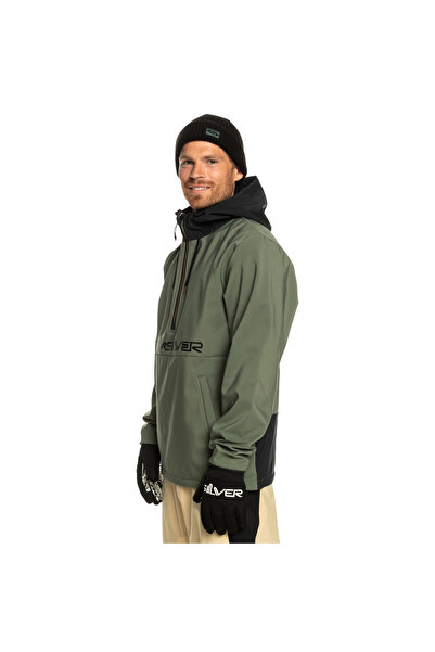 Quiksilver Ανδρικό πράσινο φλις Live For The Ride MEN'S FLEECE EQYFT04835