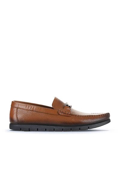 Bueno Shoes Мъжки мокасини - кафяви кожени, модел 21ma96