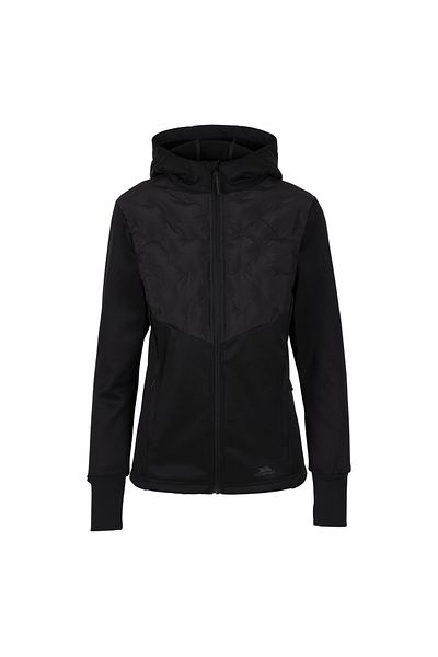 Trespass Marney - Active Hybrid Jacket Women Black Outdoor Jacket Women Outdoor Jacket