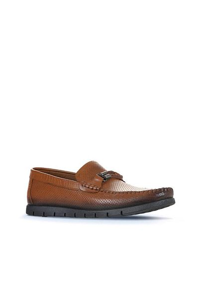 Bueno Shoes Мъжки мокасини - кафяви кожени, модел 21ma96
