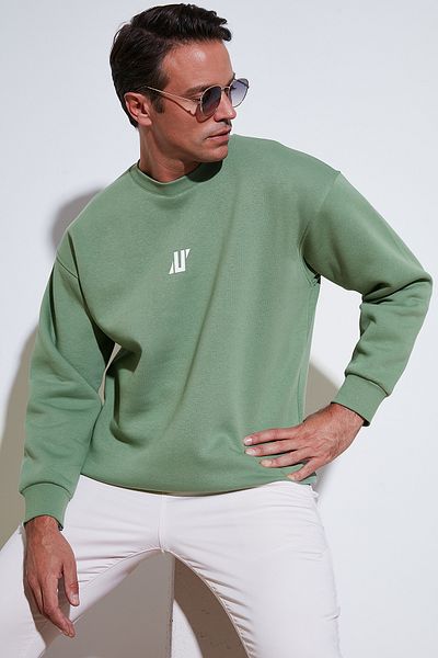 Buratti Ανδρικός ΙΔΡΩΤΗΣ 5905405   - Crew Neck, βαμβακερό και κανονικό φούτερ με τρίχες στο εσωτερικό