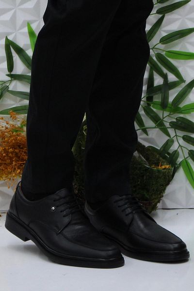Pierre Cardin 67323 Μαύρο Comfy Γνήσιο Προϊόν Ανδρικά παπούτσια από γνήσιο δέρμα