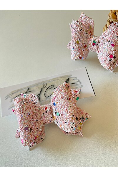 Trend Toka Glitter Payet Işıltılı 2’li Fiyonk Klipsli Toka