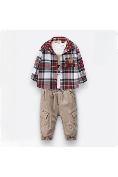 Cumino Hardy 3-Piece Baby Boy Set