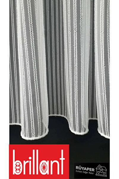 Brillant Rüyaper Trend - Heavy Gramaged Pasta Patterned Tulle Curtain Suitable for All Rooms