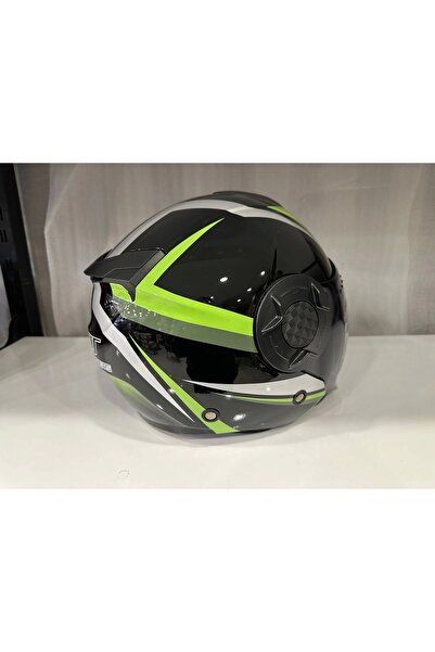 MTS KASK MTS 625 WASP ÇENESİZ GÜNEŞ GÖZLÜKLÜ YEŞİL/SİYAH