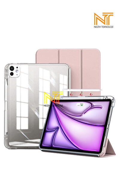 Nezih Case Ipad Pro 13inç M4 2024 Magnetik Ayrılabilen Airbagli Uyku Modlu Ka...