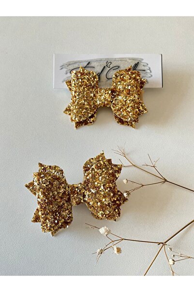 Trend Toka Glitter Payet Işıltılı 2’li Fiyonk Klipsli Toka