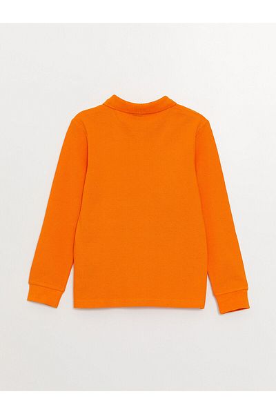 LC Waikiki Tricou pentru băiat Lcw Polo Gât Basic cu mânecă lungă