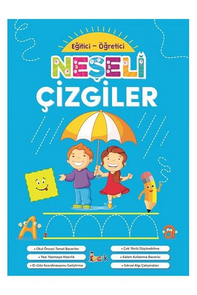 By Ebj Bıcırık Educational Tutorial Cheerful Lines Coloring Book